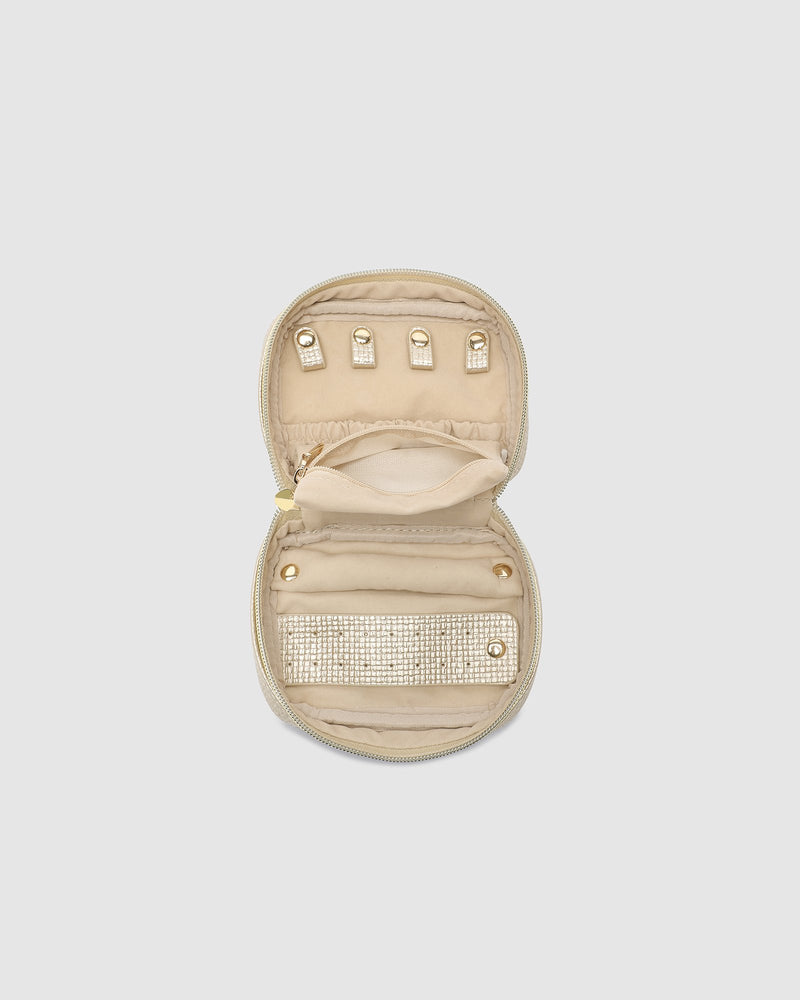 RITA JEWELRY CASE CHAMPAGNE