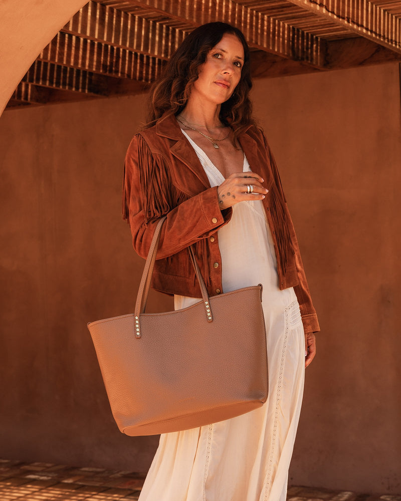 JACKSON 2 IN 1 TOTE BAG CARAMEL