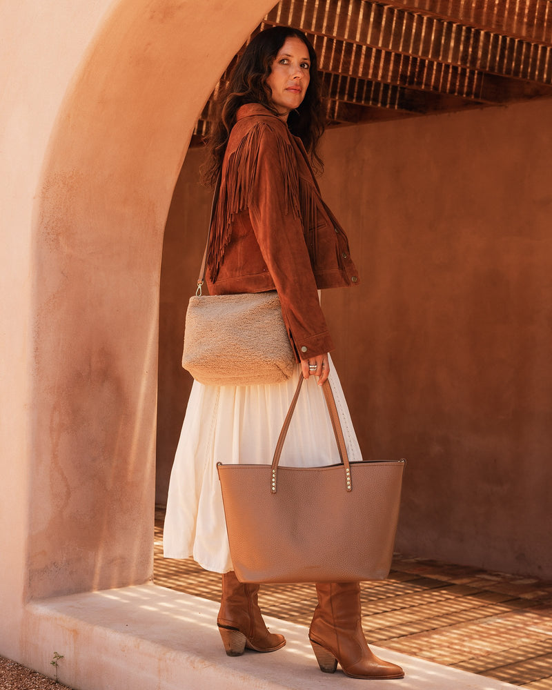 JACKSON 2 IN 1 TOTE BAG CARAMEL
