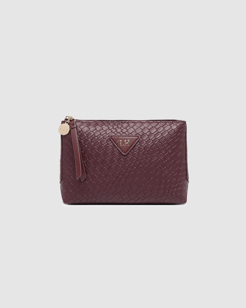 CARLO MAKEUP BAG BURGUNDY