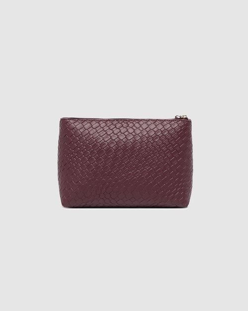 CARLO MAKEUP BAG BURGUNDY