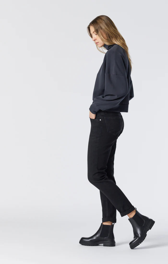 KATHLEEN BLACK BRUSHED JEAN