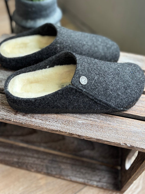 ZERMATT SHEARLING WOOL ANTHRACITE N