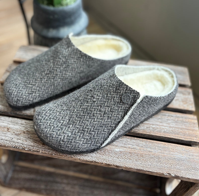 ZERMATT SHEARLING FELT HERRINGBONE