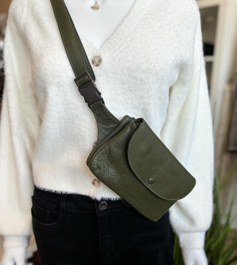 INDIO BELT BAG DARK OLIVE