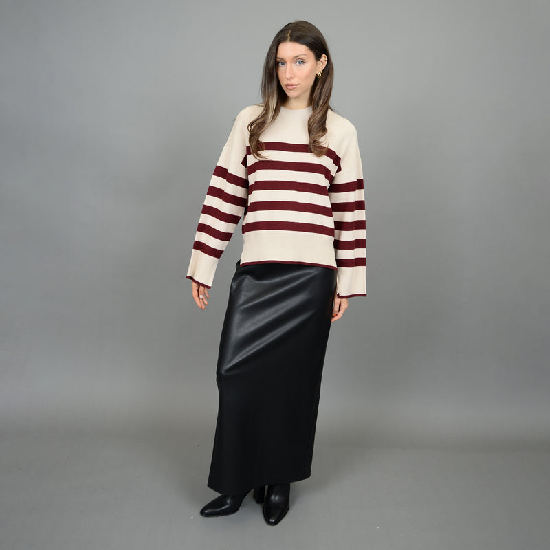 MAGDA LONG SLEEVE STRIPE