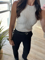 SKYE KNIT TANK HEATHERED OATMEAL