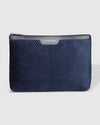 BESSIE MAKEUP BAG VELVET NAVY