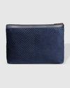 BESSIE MAKEUP BAG VELVET NAVY