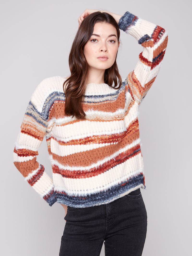 KNIT SWEATER SEPIA
