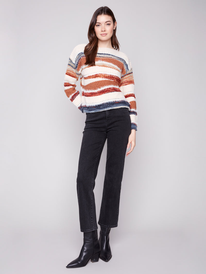 KNIT SWEATER SEPIA