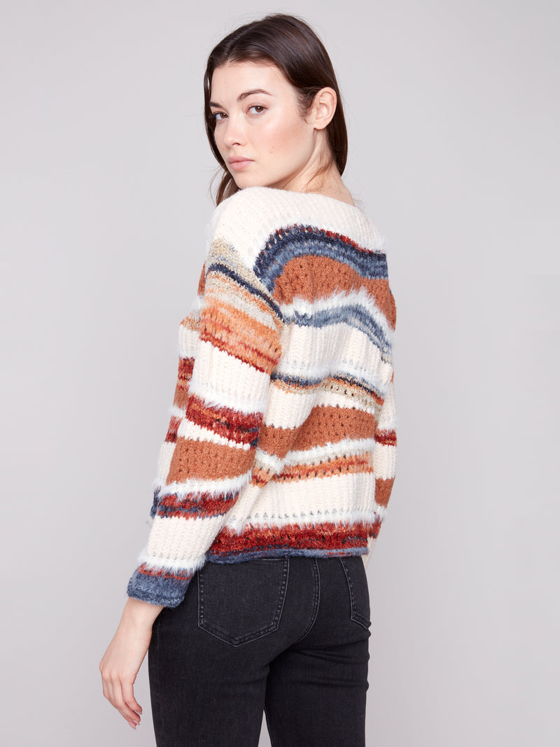 KNIT SWEATER SEPIA