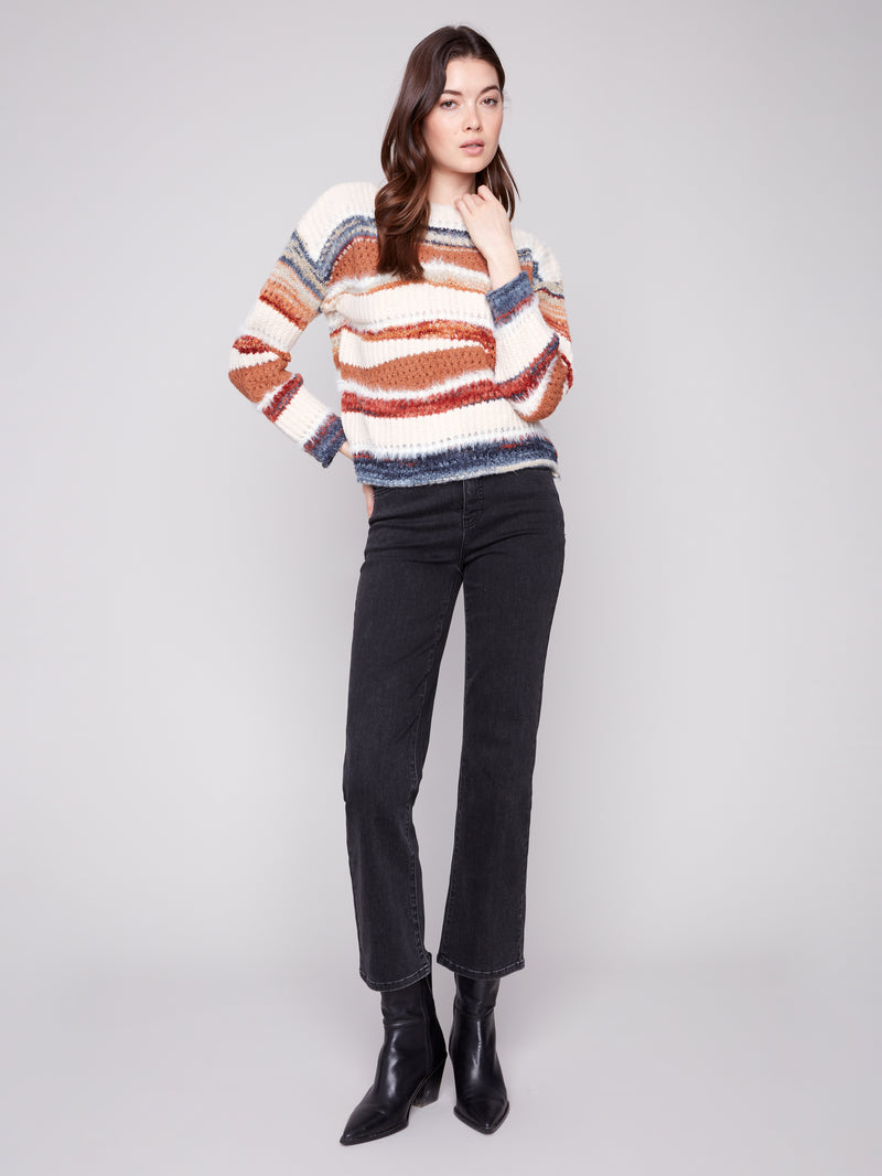 KNIT SWEATER SEPIA