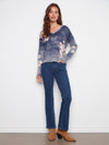 REVERSIBLE FLORAL SWEATER