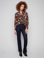 LONG SLEEVE TWIST FRONT BATIK