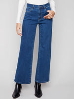 CHLOE WIDE LEG JEAN INDIGO