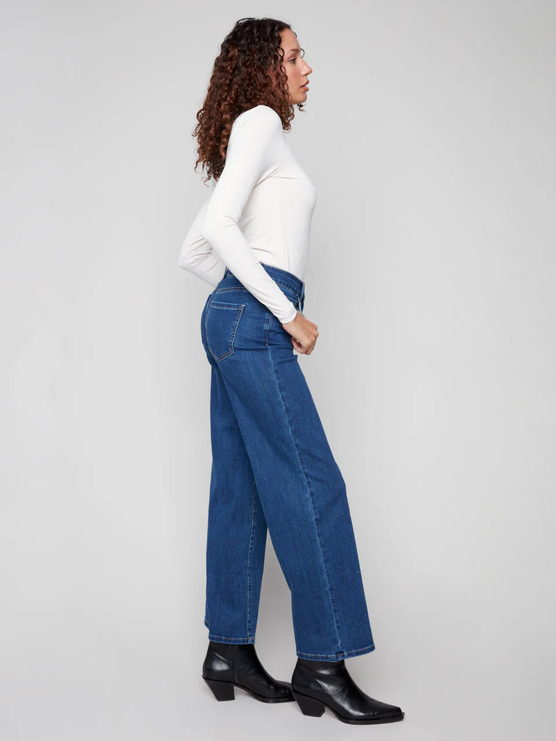 CHLOE WIDE LEG JEAN INDIGO