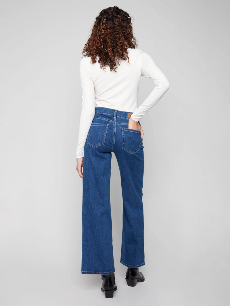 CHLOE WIDE LEG JEAN INDIGO