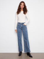 CHLOE WIDE LEG JEAN
