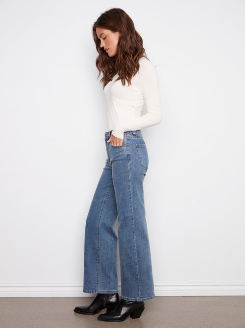CHLOE WIDE LEG JEAN