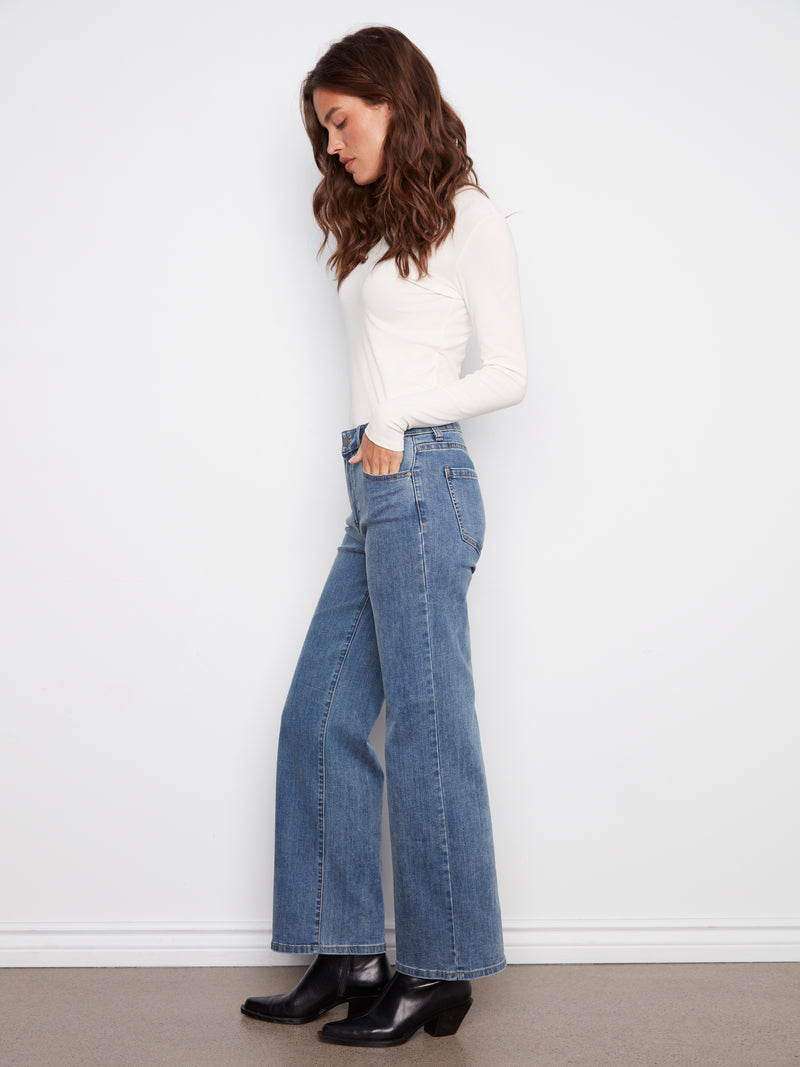 CHLOE WIDE LEG JEAN
