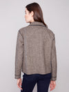 REVERSIBLE PLAID JACKET COCOA