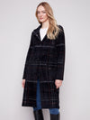 KNIT COATIGAN W PATCH POCKET