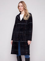 KNIT COATIGAN W PATCH POCKET