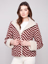 CHEVRON BOUCLE SHORT JACKET