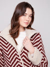 CHEVRON BOUCLE SHORT JACKET