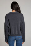 JOE HALF ZIP LICORICE