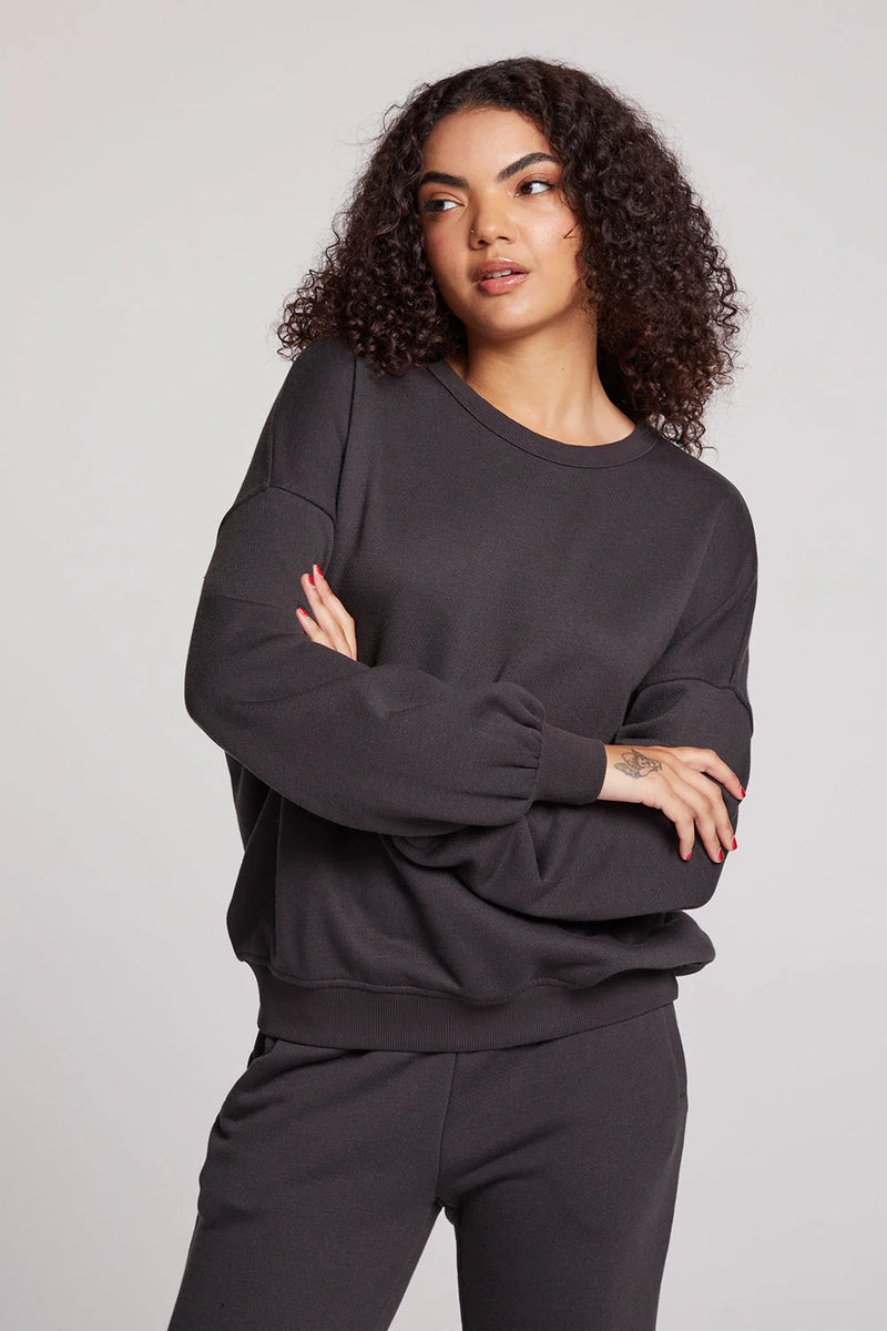 ALONZO PULLOVER LICORICE