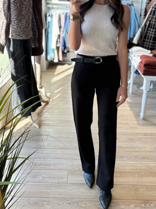 NANNI KNIT PANT BLACK