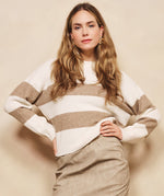 STRIPED SWEATER MELANGE