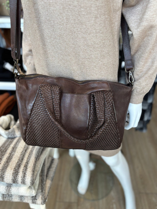 ANGELA SHOULDER BAG CHOCO