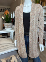LONG SWEATER CARDIGAN OATMEAL