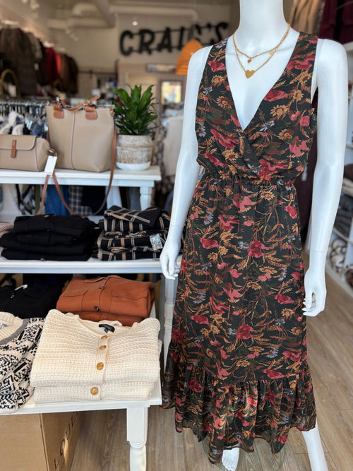 PRINT MAXI DRESS