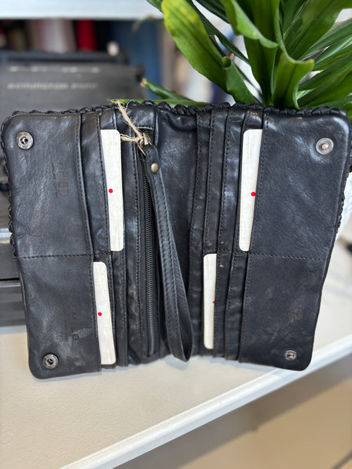 CUOIO WALLET BLACK