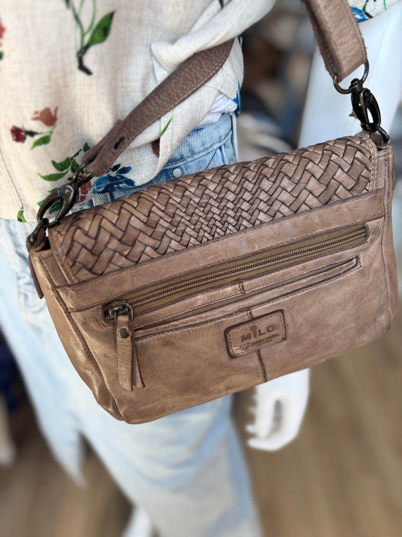 OLIVIA HANDBAG TAUPE