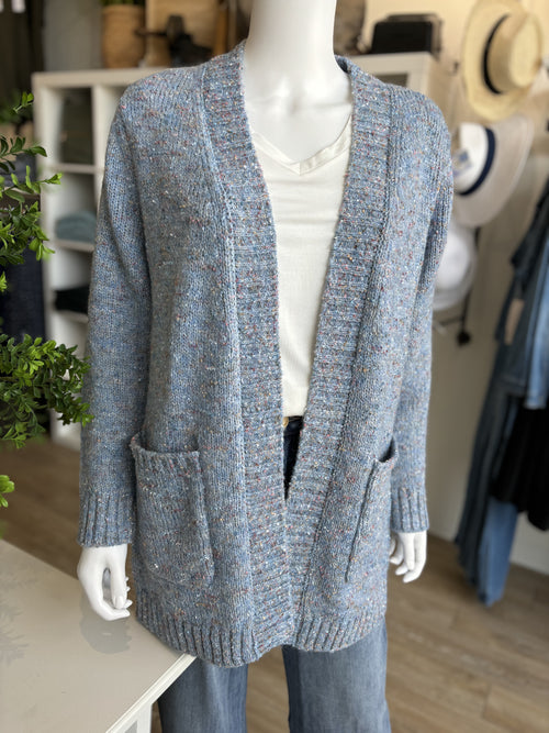 SWEATER CARDIGAN BLUE JAY