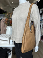 ALBANY WOVEN HANDBAG BUCKSKIN