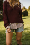 SPENCER PULLOVER MERLOT