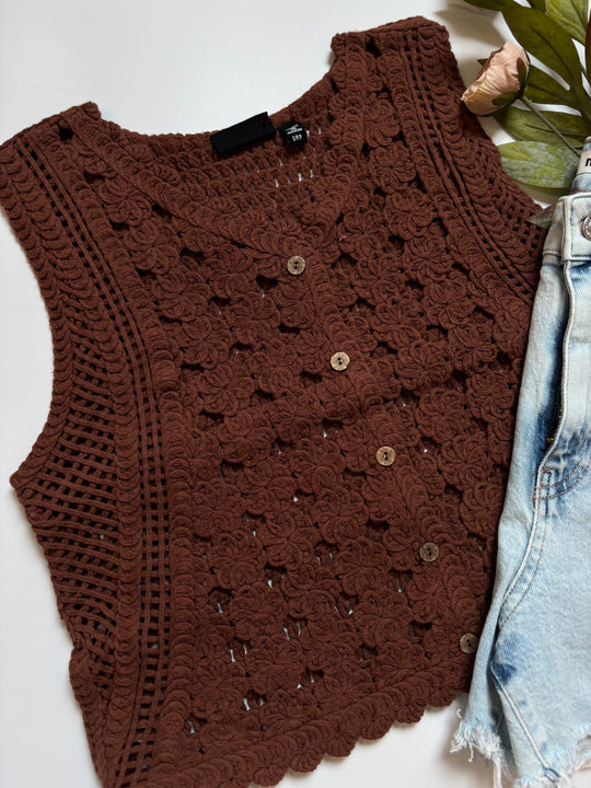 ニット/セーター FLUFFY SUMMER KNIT TANK Cable Knit Sweater Tank | Tommy Hilfiger Canada