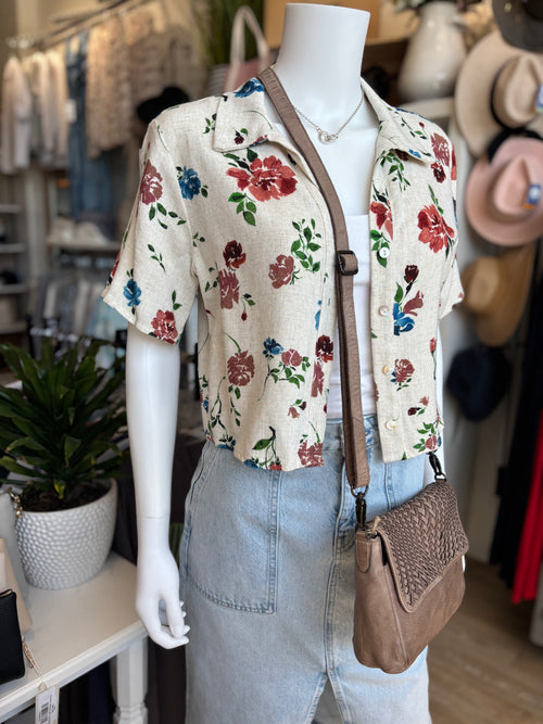 OLIVIA HANDBAG TAUPE