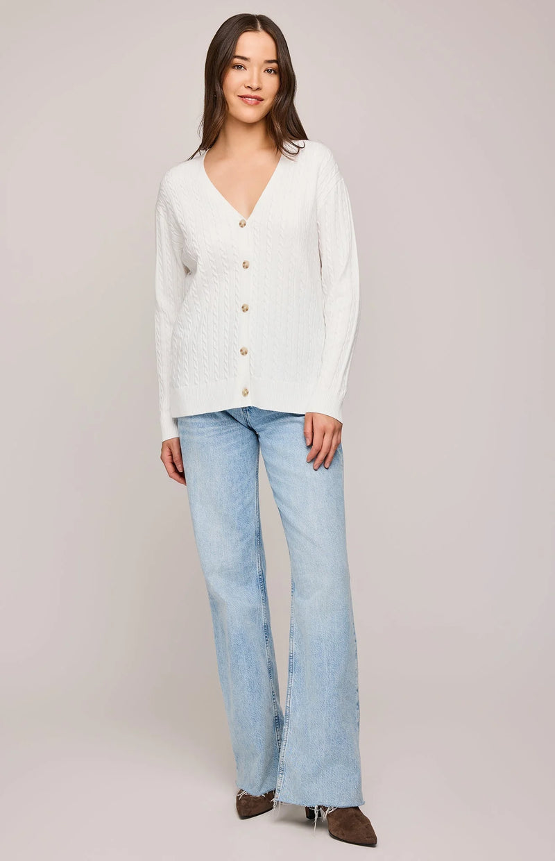 LUCIA CARDIGAN WHITE