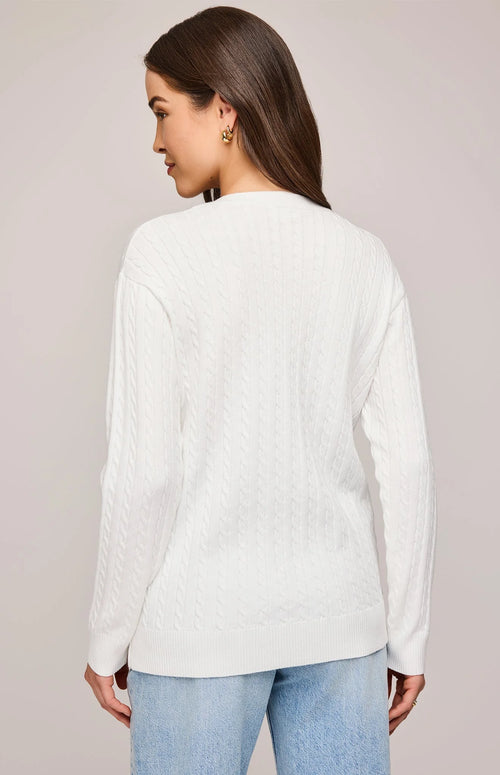 LUCIA CARDIGAN WHITE