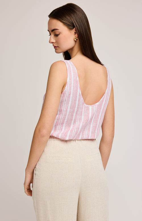 ROMY TANK RED STRIPE