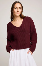 SPENCER PULLOVER MERLOT