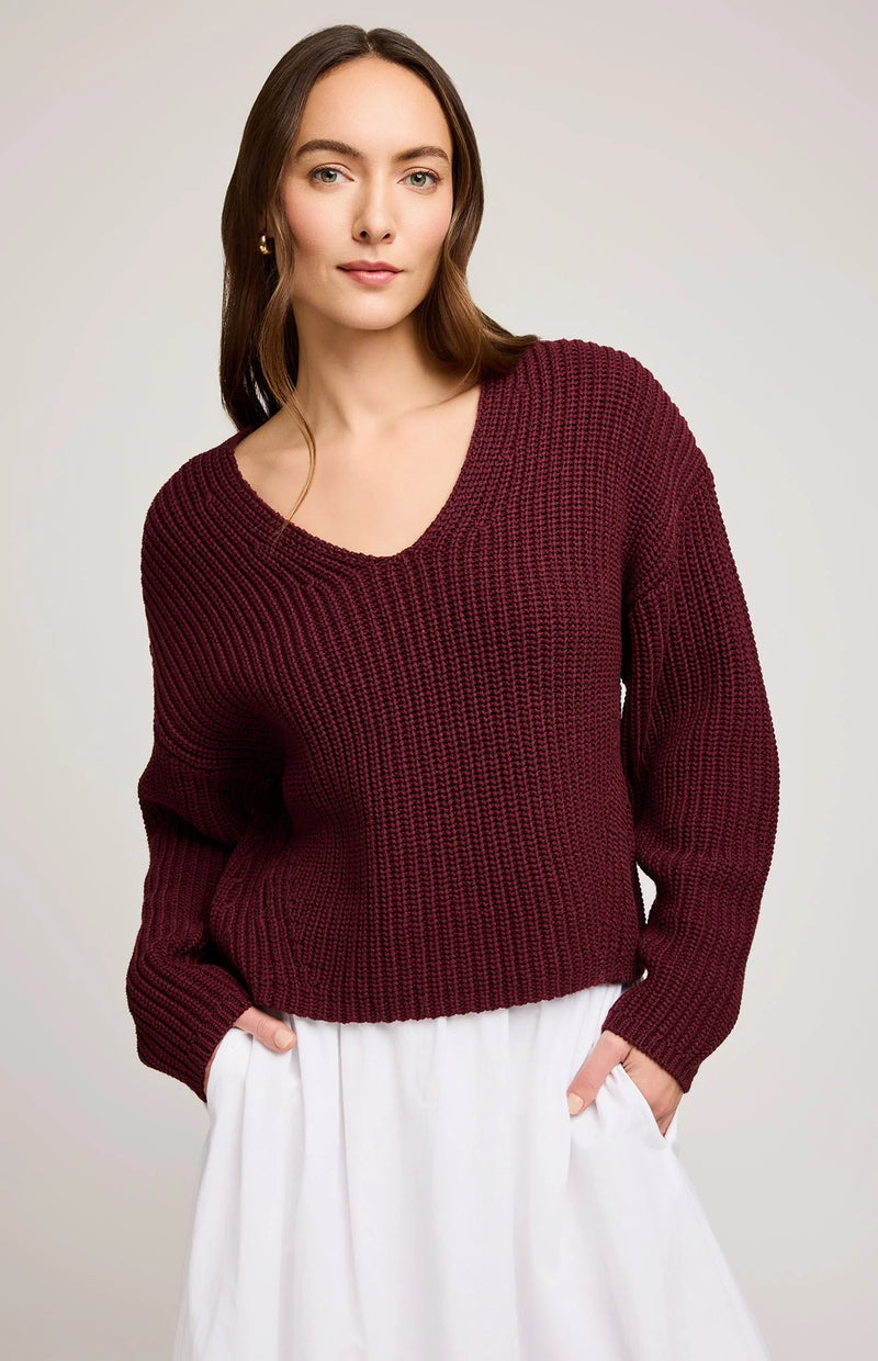 SPENCER PULLOVER MERLOT