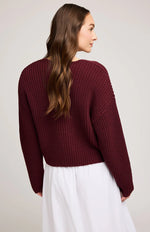 SPENCER PULLOVER MERLOT